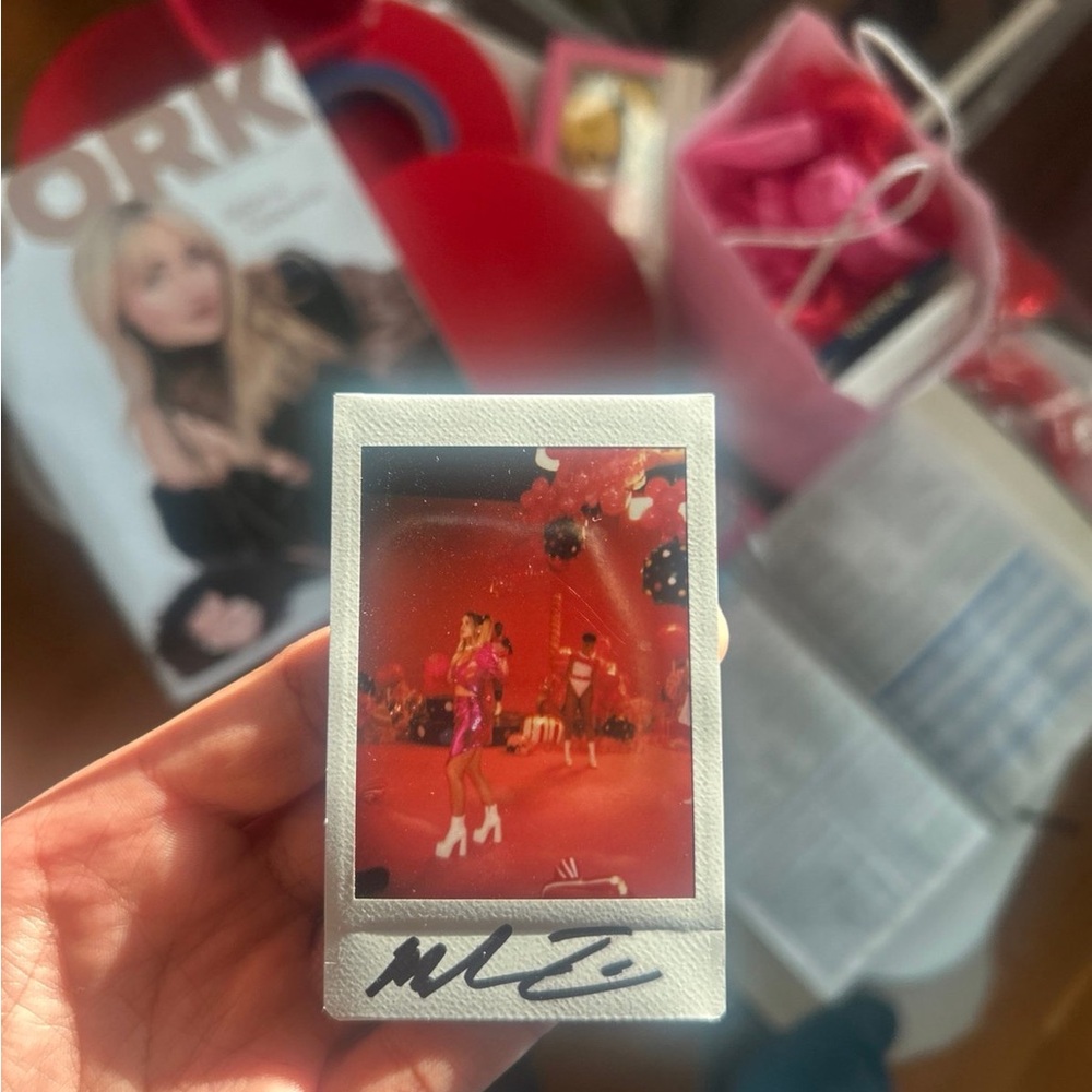Meghan Trainor signed Polaroid “Made you Look”